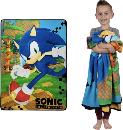 Miniatura 15 de Franco Nintendo Super Mario Gaming - Ropa de cama para niños, manta súper suave de micro raschel, 46 x 60 pulgadas, (producto oficial con licencia)