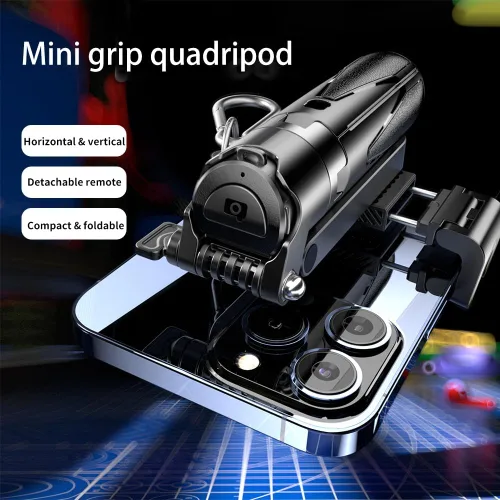 Miniatura 2 de TINKSEN - Trípode extensible para selfie stick de 16 pulgadas, equipado con control remoto inalámbrico, soporte giratorio de 360°, diseño ABS ligero