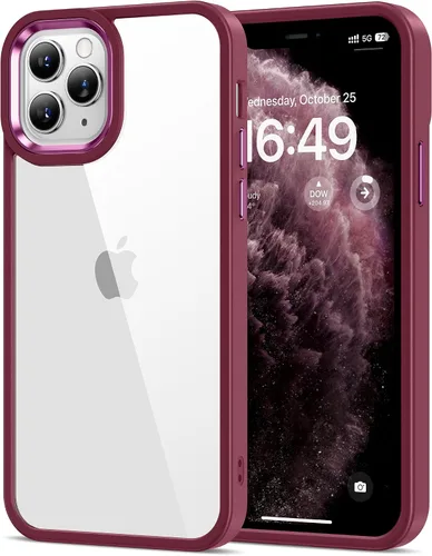 Miniatura 147 de HOOMIL Funda para iPhone 13 de 6.1 Pulgadas, sin amarillamiento, protección contra caídas, cubierta trasera dura transparente antiarañazos - Cristal