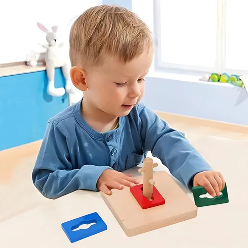 Miniatura 5 de Adena Montessori Juego de espigas Twist & Sort Equipo preescolar Desarrollo temprano Juguete para bebés Montessori Desarrollo de habilidades motoras