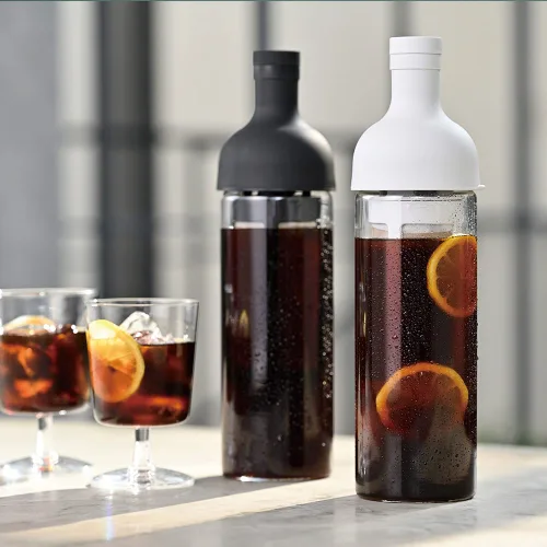 Miniatura 6 de Hario Botella de vino de café frío de 23.7 fl oz, gris pálido