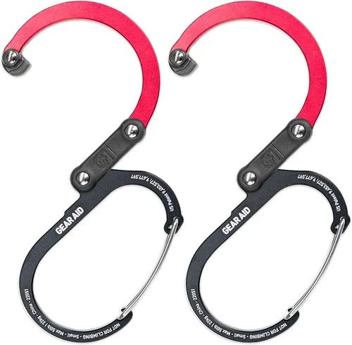 Miniatura 17 de GEAR AID HEROCLIP - Mosquetón pequeño con clip y gancho para colgar bolsos, bolsos, linternas, cochecitos, herramientas, cascos, botellas de agua