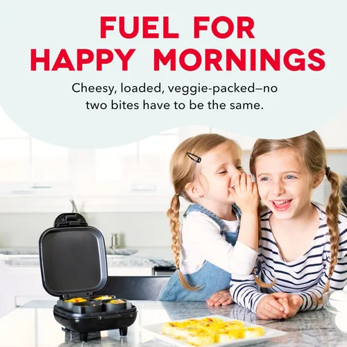 Miniatura 4 de Dash - Preparador de lujo de bocadillos de huevo - Preparador de huevos picados eléctrico para aperitivos proteicos saludables - Limpieza rápida