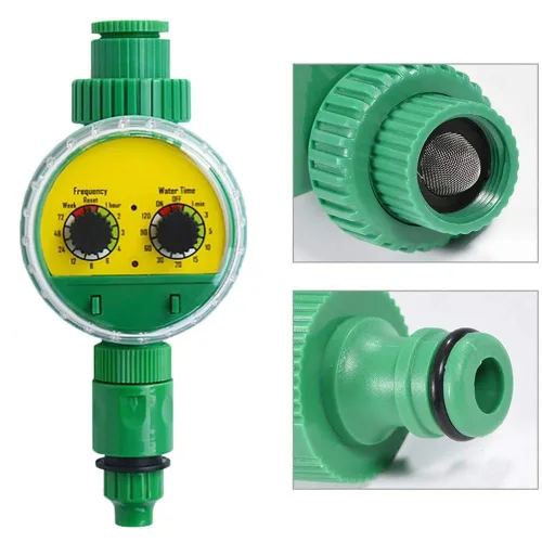 Miniatura 3 de Temporizador de riego de manguera, temporizador de agua programable para manguera de jardín, grifo exterior, riego por goteo y sistema de riego