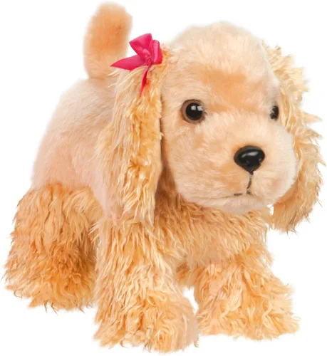 Miniatura 4 de Pucci Pups – Cachorro de peluche – Bolsa de transporte – Golden Dot Glam Bag & Cocker Spaniel – Peine y bolso – Animal de peluche – Más de 2 años