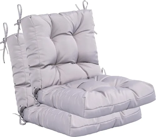 Miniatura 23 de QILLOWAY - Cojín o respaldo para asiento de exterior, cojín de repuesto, primavera/verano, Moderno, Beige