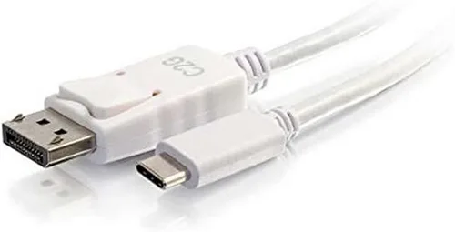Miniatura 4 de C2G Legrand Adaptador USB C a DisplayPort, cable adaptador 4K, cable de pantalla digital de 30 Hz, cable adaptador DisplayPort de 6 pies, adaptador