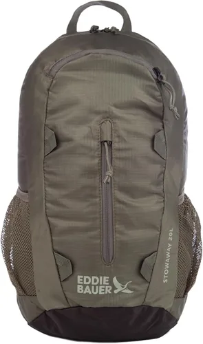 Miniatura 33 de Eddie Bauer Stowaway Mochila Empacable Viaje Exterior Ligera Plegable Duradera Poliéster Ripstop 30L - Cereza Negra