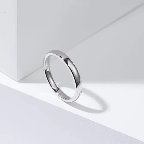 Miniatura 38 de King Will Alianza de boda de acero inoxidable 316L para hombres y mujeres, anillo de boda de 0.31 a 0.315 pulgadas de ancho, chapado en negro
