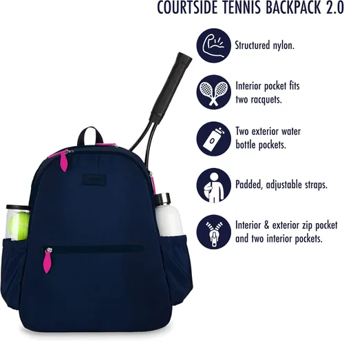 Miniatura 4 de Ame & Lulu Mochila de tenis Courtside 2.0 Azul marino