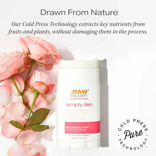 Miniatura 7 de RAW SUGAR Desodorante en barra sin aluminio, paquete Simply Deo (paquete de 3) desodorante de cuerpo entero para mujeres y hombres, formulado