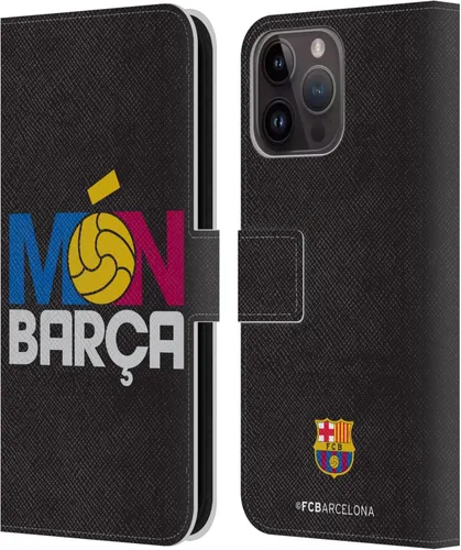 Miniatura 35 de Head Case Designs Funda de piel con licencia oficial del FC Barcelona Ball Pattern Campions compatible con Apple iPhone 11