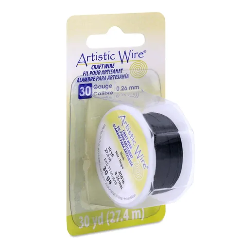 Miniatura 26 de Artistic Wire Alambre de Cobre Coloreado Plateado en Plata Resistente al Deslustre para Manualidades y Envolver Joyería, Resistente al Deslustre