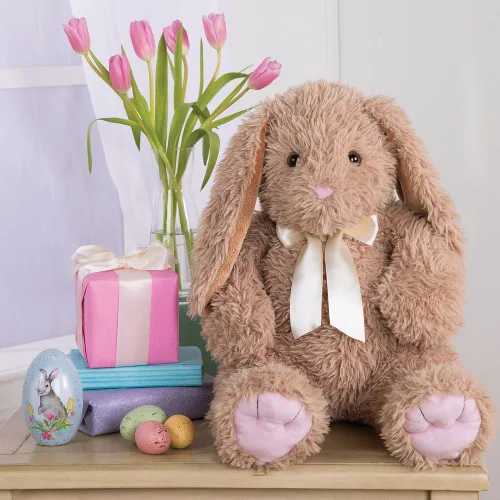 Miniatura 3 de Vermont Teddy Bear Animal de peluche de conejo, bonito juguete de peluche de 20 pulgadas, esponjoso, coleccionable y cómodo para niños y adultos