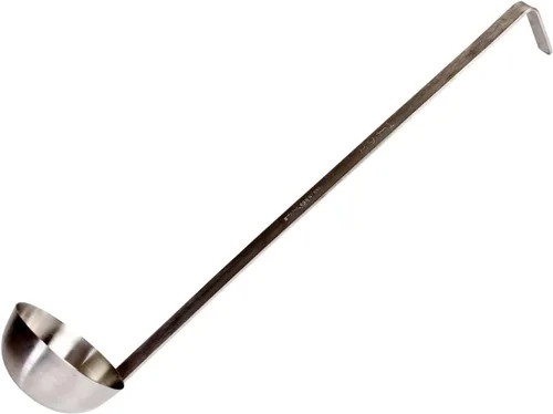 Miniatura 14 de TrueCraftware - Cucharón de 2 onzas con mango largo con gancho de acero inoxidable - Cucharón de cocina Los mejores accesorios de cocina