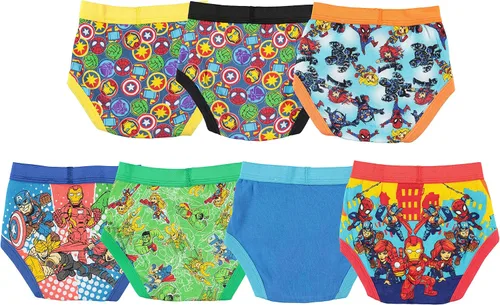 Miniatura 3 de Marvel Hero Toddler Boy Briefs in 7pk