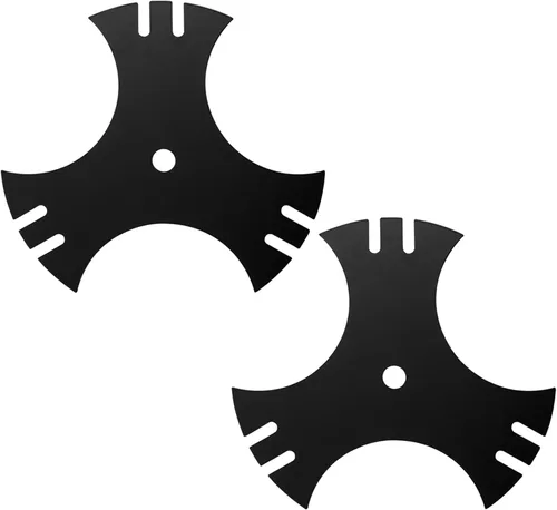 Edger Blade 781-0748 781-0748-0637 para Craftsman Troy-Bilt MTD Lawn Edger - Cuchilla de zanjadora Tri-Star de 3 lados de 9 pulgadas para bordeadora