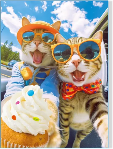 Rompecabezas de 500 piezas para adultos, adolescentes y niños, idea de regalo feliz para la familia, gatos selfie (selfie de gatos)