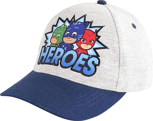 PJ Masks Sombrero de béisbol para niños de 2 a 7 años máscaras de pijama para niños gris 4 a 7 años de EE UU Gris