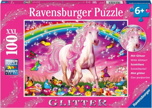 Miniatura 2 de Rompecabezas brillante de 100 piezas, "Sueño de caballos" de Ravensburger
