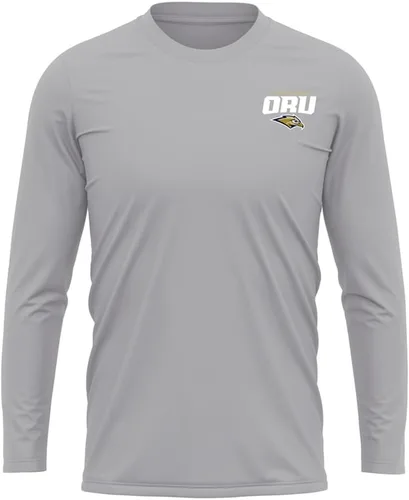 Miniatura 346 de Camisa deportiva de manga larga oficial de la NCAA Collegiate para hombre, con logotipo en el pecho izquierdo, colección Athletic Heather