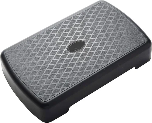Miniatura 3 de Fitvids Aerobic Step Platform Trainer with Adjustable 2-Level Risers, 400 Pound Weight Capacity – Non-Slip Exercise Stepper for Cardio, Strength