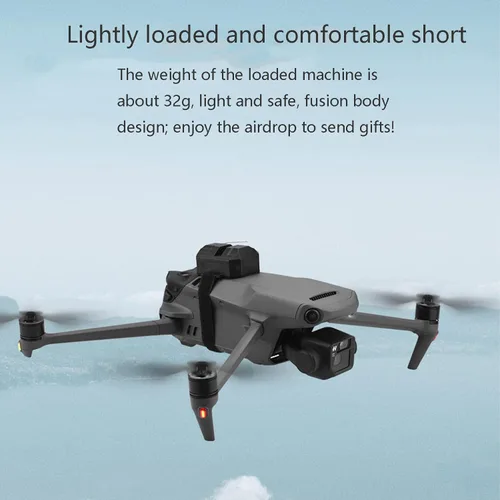 Miniatura 3 de Sistema Airdrop compatible con DJI Mini 4 Pro/Mini 3/Mini 3 Pro/Mini 2/Mini SE Drone Payload Dropper Release Dropper System Delivery Transport