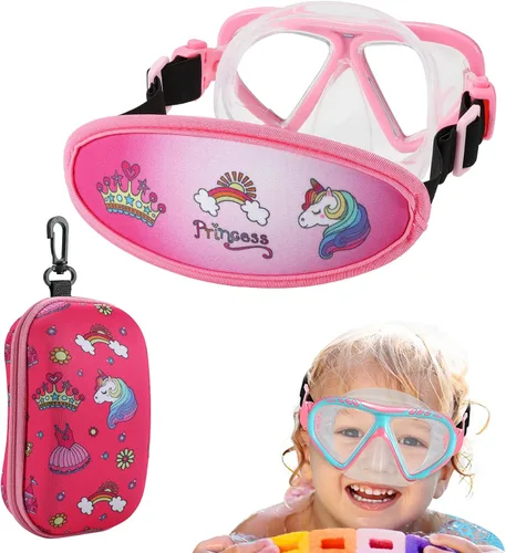 Miniatura 10 de Gafas de natación para niños pequeños, correa de tela, gafas de natación para niños de 3 a 6 años Bate