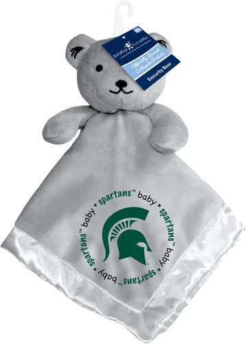 Miniatura 23 de Baby Fanatic Oso de seguridad gris - NCAA - Con licencia oficial Snuggle Buddy
