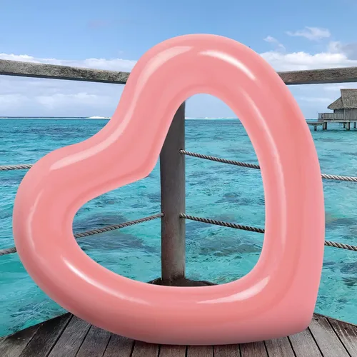Miniatura 7 de HeySplash Flotadores de piscina, tubos de piscina para adultos, flotadores inflables divertidos para piscina, playa, lago, río, fiesta, decoración