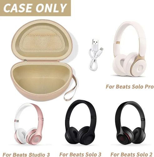 Miniatura 2 de Estuche para auriculares compatible con Beats Solo 4/ Studio Pro x Kim Kardashian/ Solo3/ Studio3/ Solo2/ Solo Pro Bluetooth para auriculares