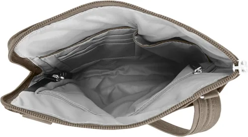 Miniatura 8 de Travelon - Bolso bandolera antirrobo clásico, doble cremallera, delgado