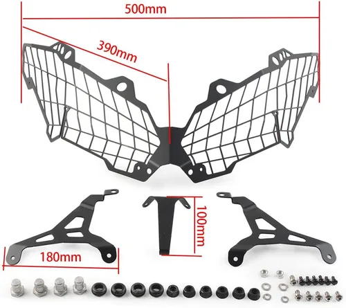 Miniatura 3 de Protector de faros delanteros de motocicleta, protector de parrilla para Kawasaki Versys 650 2015-2020