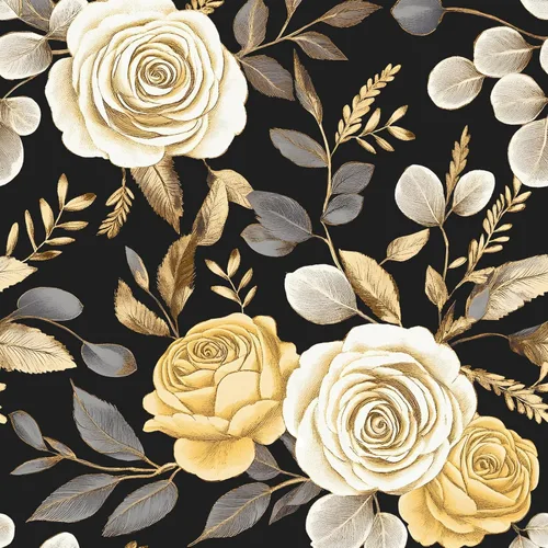 Papel tapiz floral oscuro, papel tapiz autoadhesivo para despegar y pegar, papel tapiz de vinilo negro bohemio para armarios, papel adhesivo