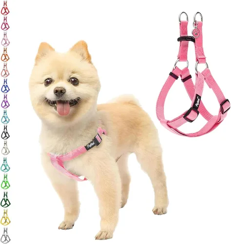 Miniatura 30 de PUPTECK arnés para perro para no jalar, reflejante, ajustable, básico, de nailon, chaleco para cachorro, para caminar al aire libre con etiqueta