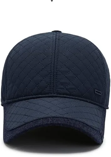 Miniatura 3 de FASHIXD Gorra de béisbol de invierno para hombre, sombreros de invierno con orejeras, gorras ajustables para clima frío