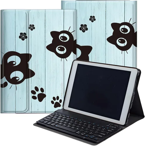 Miniatura 13 de DEGDFSGR Funda para Samsung Galaxy Tab A8 10.5 con teclado, teclado inalámbrico desmontable cierre magnético, funda protectora para Samsung Tab A8