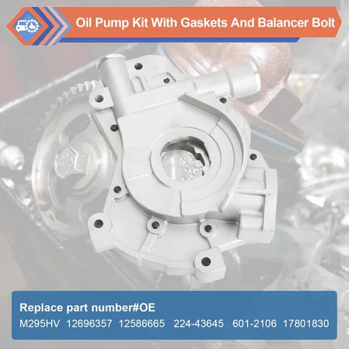 Miniatura 2 de Kit de bomba de aceite de alto volumen compatible con Chevy GMC Cadillac Buick Isuzu Vehículo Silverado Avalanche Suburban Tahoe Yukon Escalade 4.8L