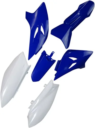 Miniatura 6 de Piezas de carenado de plástico azul y blanco de repuesto del mercado de accesorios kits de guardabarros reemplazo para Pit Dirt Bike TTR50 TTR50E