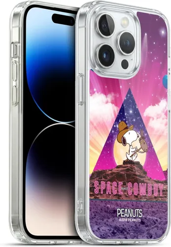 Miniatura 105 de Head Case Designs Funda de gel con licencia oficial de Peanuts Nebula Cactus Needles Snoopy Space Cowboy [protección de grado militar] compatible