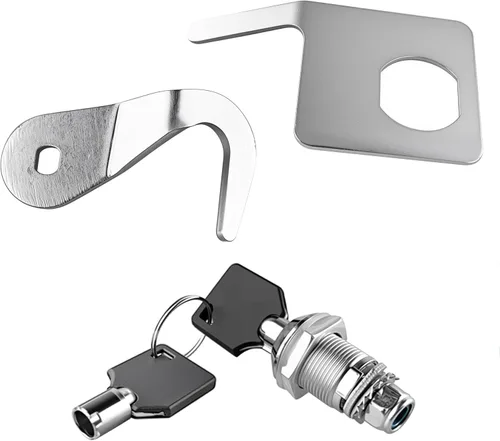 Miniatura 5 de Cerradura de motocicleta Harley Trunk Latch Tour Pak Lock con 2 llaves se adapta a modelos Harley Davidson 1991-2013 con Tour Pak