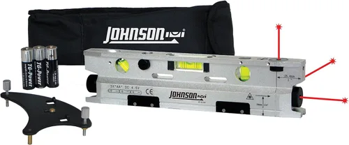 Miniatura 5 de Johnson Level & Tool 40-6184 - Nivel láser de torpedo magnético, color plateado y negro, 1 nivel láser