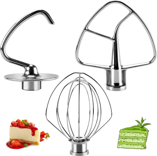 Miniatura 9 de Batidor plano K45B accesorio de acero inoxidable K45B mezclador de cocina de acero inoxidable apto perfectamente para batidora de soporte de cabeza