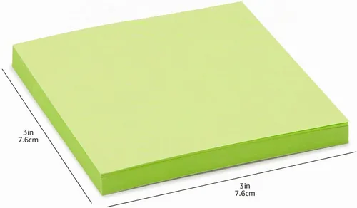 Miniatura 6 de Amazon Basics Notas adhesivas mini rectangulares, 1.5x2 pulgadas, almohadillas autoadhesivas de colores brillantes, fáciles de usar para el hogar
