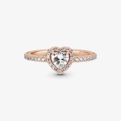 Miniatura 3 de PANDORA Anillo de corazón elevado brillante