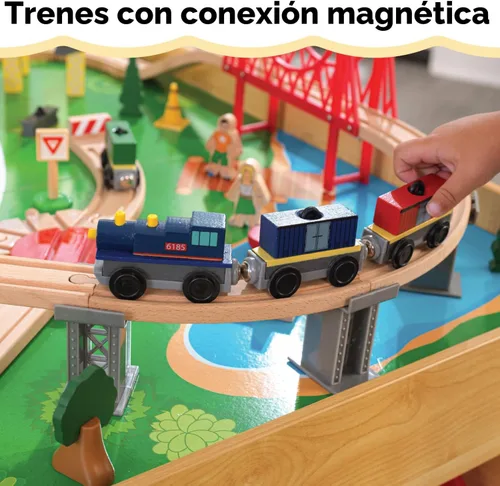 Miniatura 6 de KidKraft, Mesa y Set de Tren de cataratas