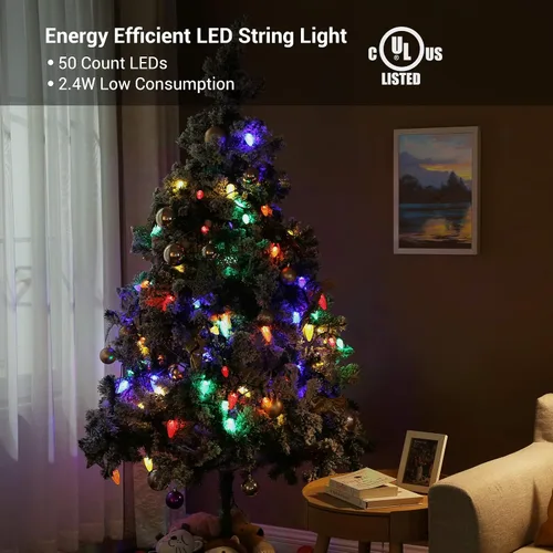 Miniatura 3 de DEWENWILS - Cadena de luces navideñas (35.4 in)