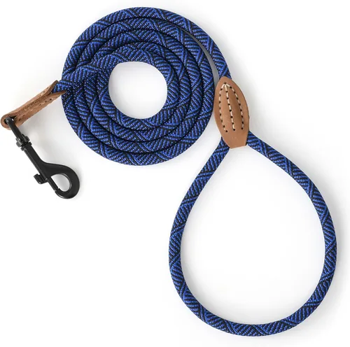 Miniatura 16 de Mile High Life Correa para perro de cuero premium Correa de cuerda resistente Asa de cuero Cierre fuerte de aleación de zinc Perros Mango