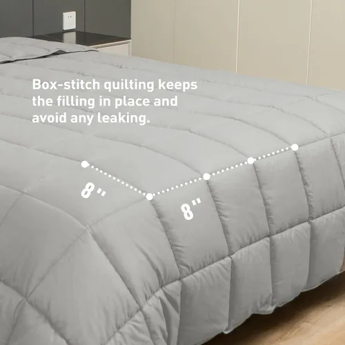 Miniatura 6 de Sunflower Edredón Individual Extragrande para Dormitorio, Inserto para Duvet Twin XL, Relleno Alternativo al Plumón, 100% Algodón, Todo el Año