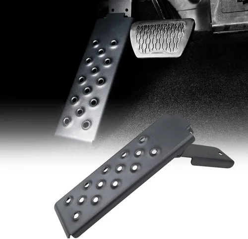 JROAD Pedal muerto del lado del conductor, panel de apoyo de pie izquierdo compatible con Jeep Wrangler JL JLU 2018 2019 2020 2021 y Gladiator JT
